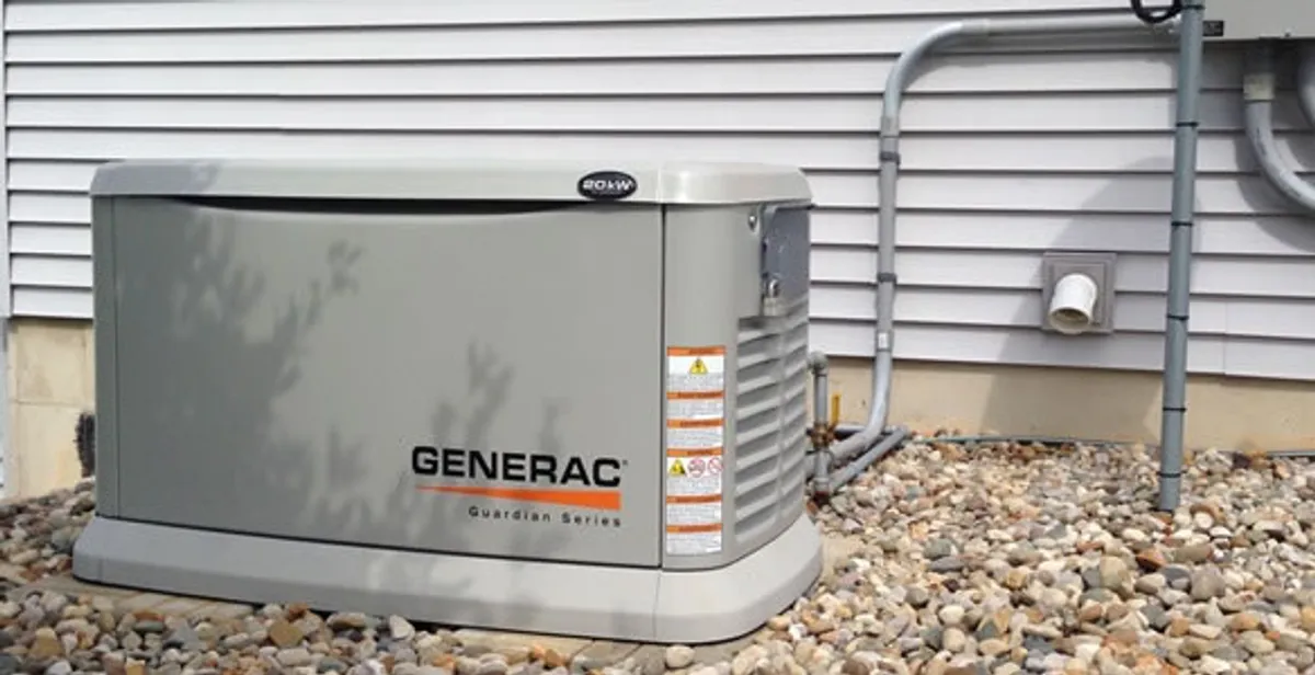 generator installation service featuring outdoor standby generator setup by licensed electricians in Orange, CA