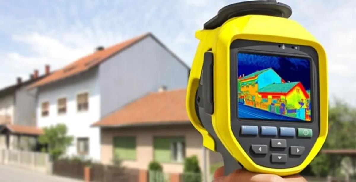 home energy audit service performing exterior thermal inspection to identify energy loss in Orange, CA