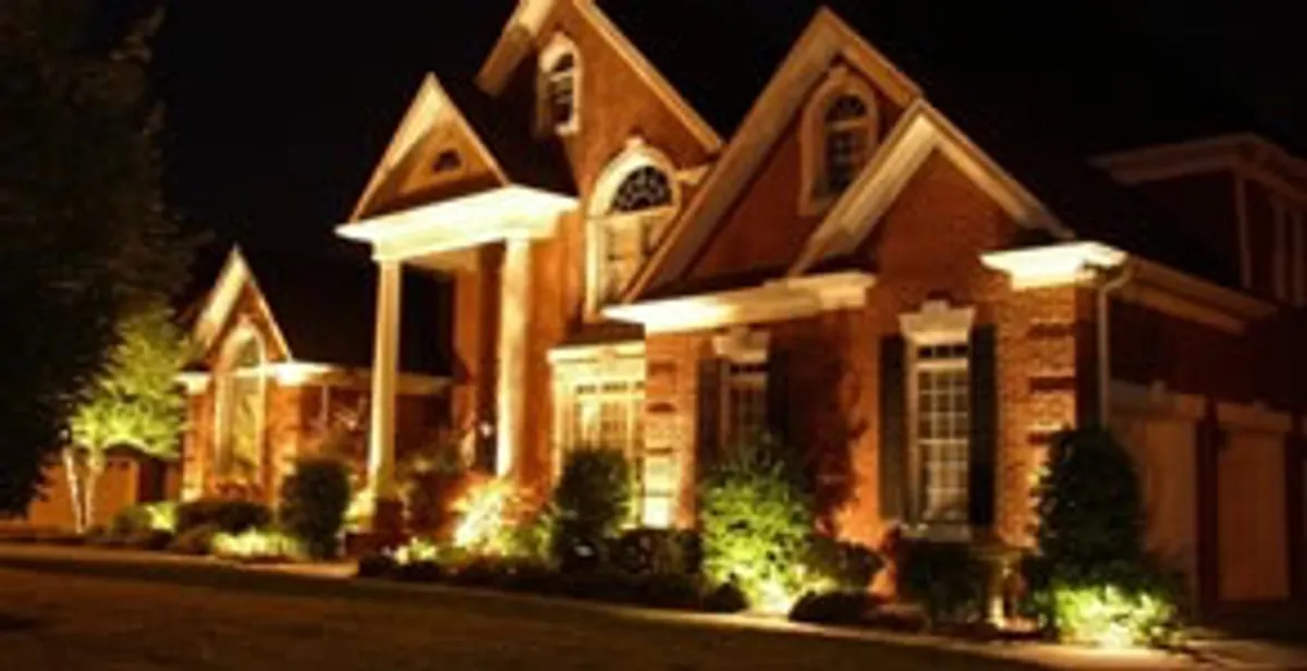 landscape lighting installation services enhancing residential exterior lighting in Orange, CA