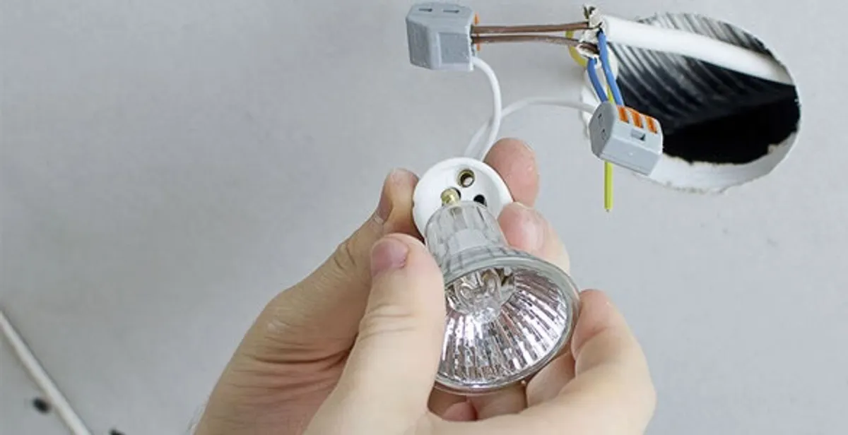 lighting installation service with secure light fixture connections handled by certified electricians in Orange, CA